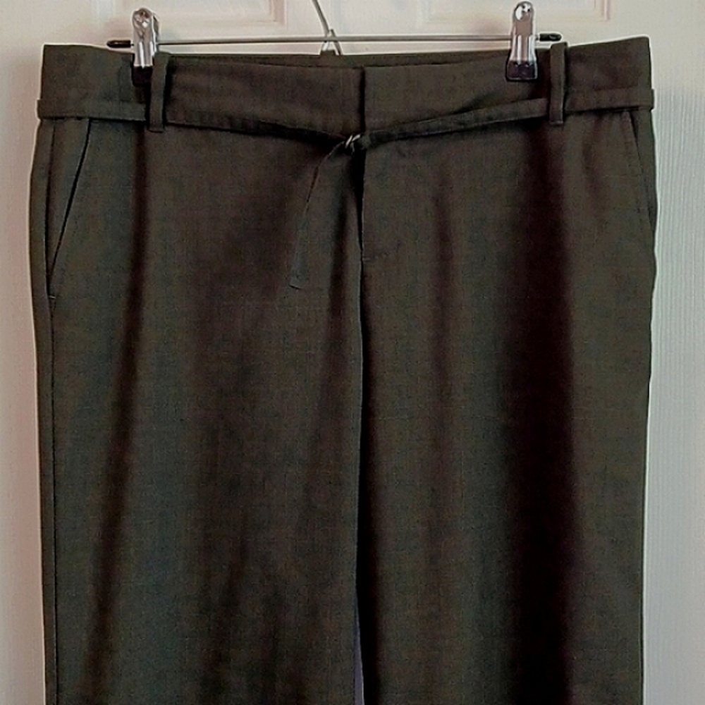 GAP The Trouser, wide leg, dark olive gray-green